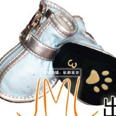 JML品牌狗鞋-F701银+蓝（6号）